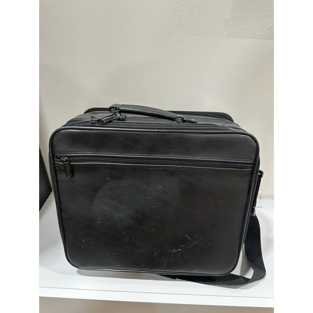 Targus Black Synthetic Leather Multi-Compartment Laptop / Briefcase Bag